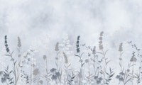 Elegant Botanical Touch Blue wallpaper