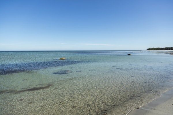 Lonely Beach On Bornholm