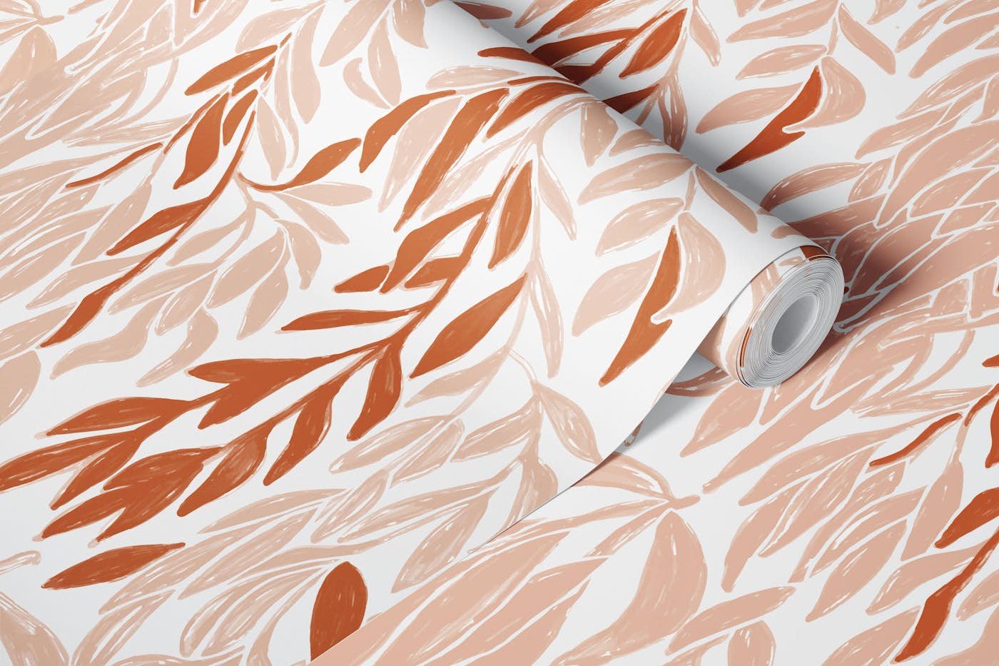 Willow in Orange wallpaper roll