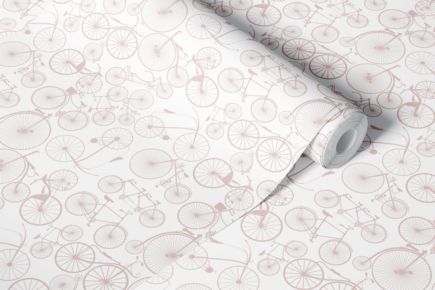Vintage Bicycle Harmony wallpaper roll