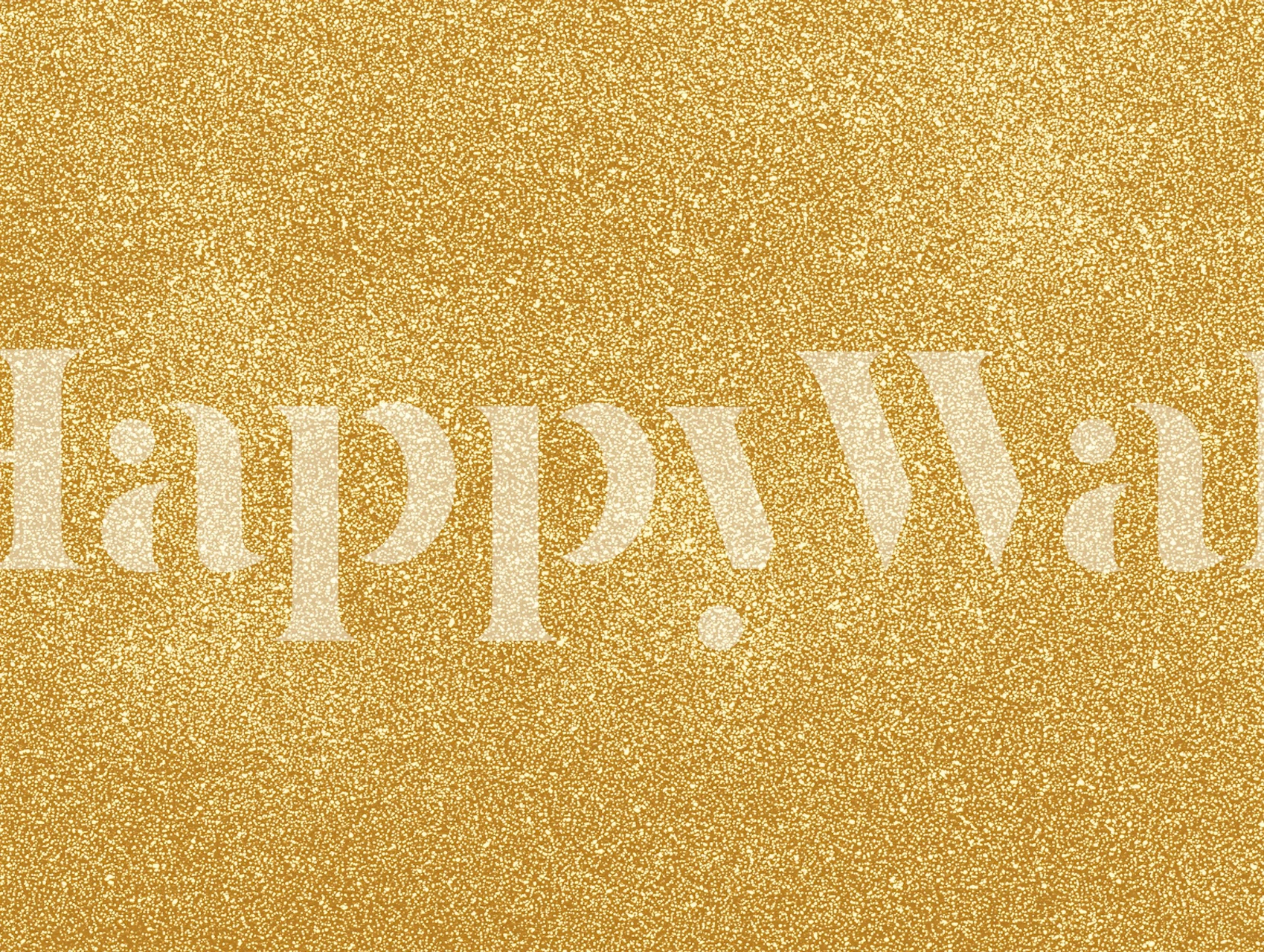 Golden Sparkle Delight wallpaper weergegeven in een kamer