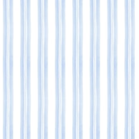 Watercolour Blue Stripes carta da parati
