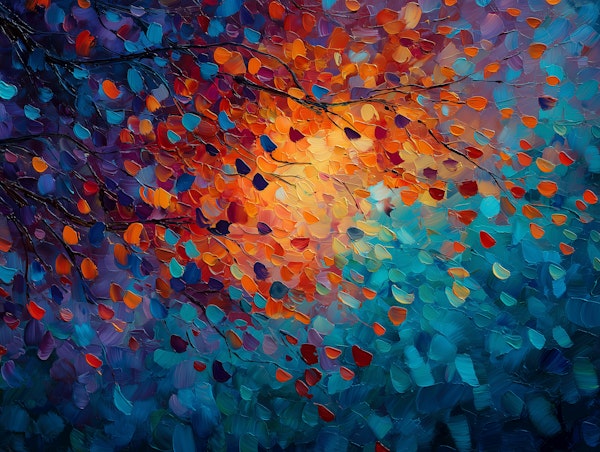 Radiant Foliage Dance