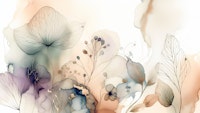 Serenity Blossom Dream Copper Hues wallpaper