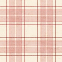 Classic Woven Farmhouse Plaid Check Pink ταπετσαρία