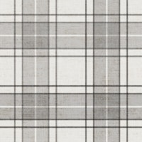 Classic Woven Farmhouse Plaid Check Gray ταπετσαρία