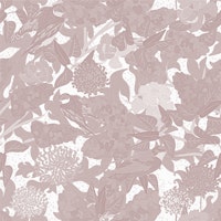 Swallows and Lilacs in mocha ταπετσαρία