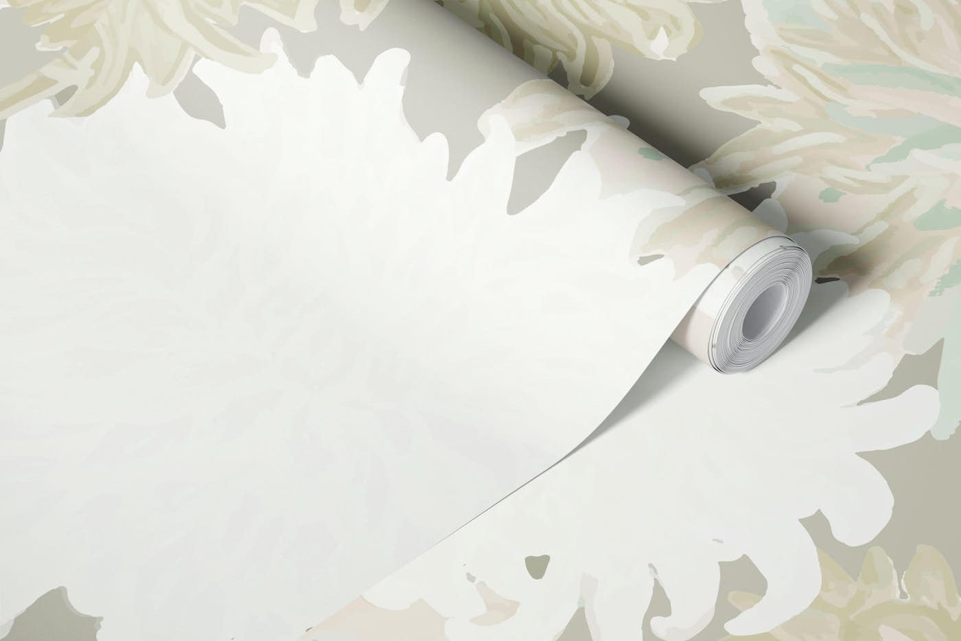 Subtle Summer Garden wallpaper roll