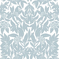 Pale Blue Bush carta da parati