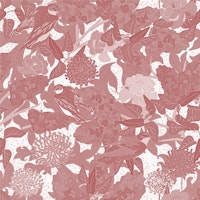 Lilacs and Swallows in Red ταπετσαρία