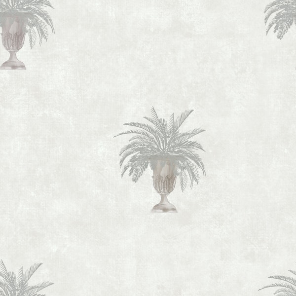 Palm Trees & Mediterranean Terracotta Urns