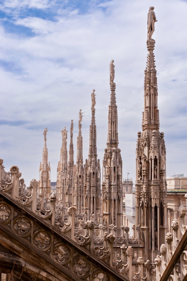 Milan Duomo Rooftop View