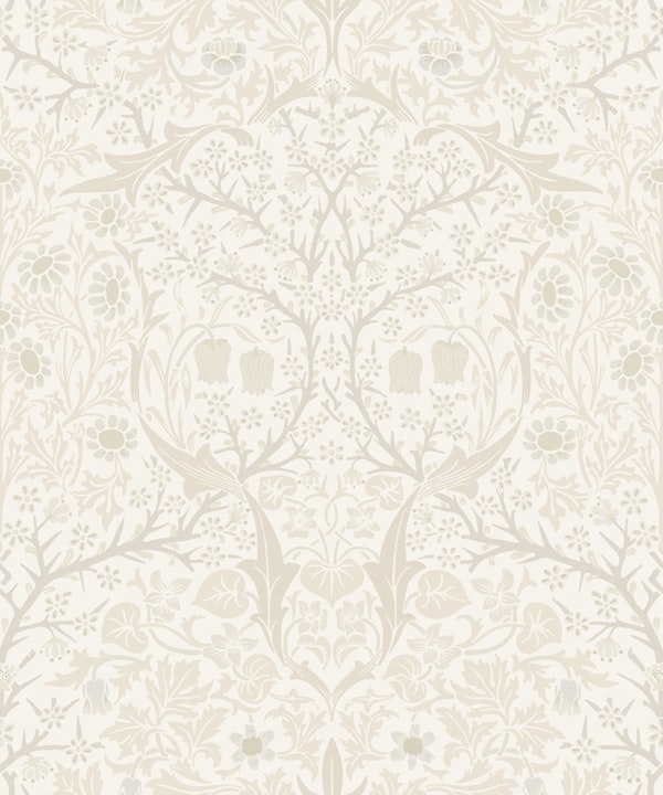 Blackthorn in Eggshell - Arts and Crafts