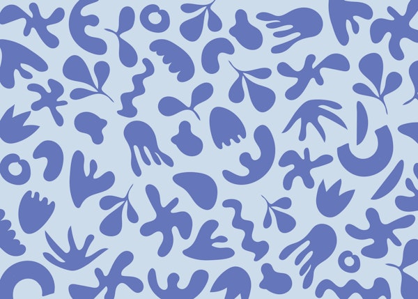 Modern Blue Abstractions