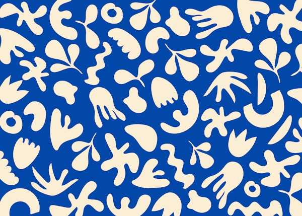 Blue Abstract Art Bliss