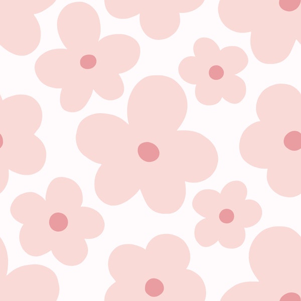 Lulu Scandi Flowers - Crepe Pink