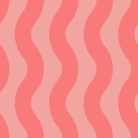 Simple Pop Coral Pink Modern Waves 1 wallpaper