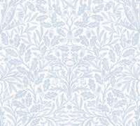 Acorn in Snow and Sky - Arts and Crafts wallpaper