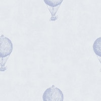 Vintage Air Balloons - Dove Blue Balloons wallpaper