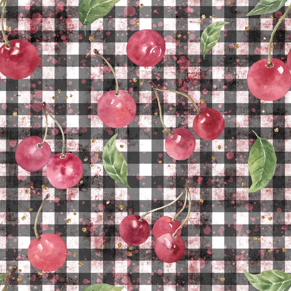Cherry gingham Check