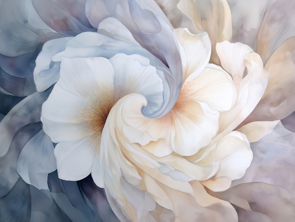 Floral Yin Yang Serenity