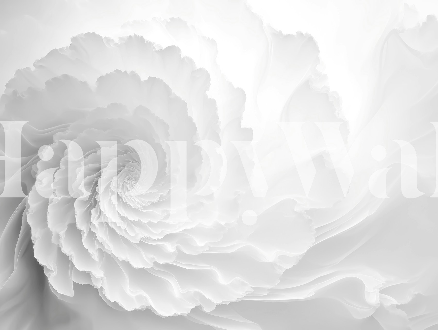 Ταπετσαρία Delicate Spiral Beauty σε ένα δωμάτιο