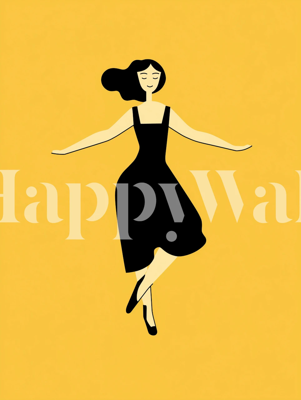 Dancing Elegance ταπετσαρία σε ένα δωμάτιο