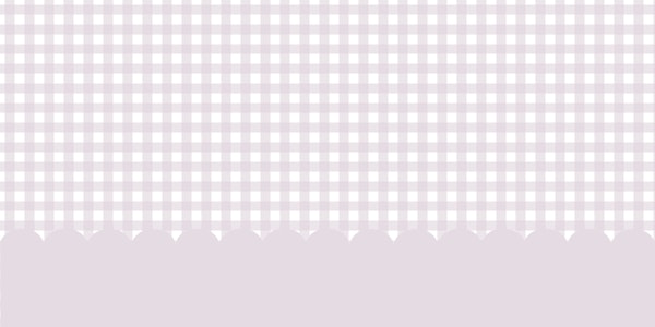 Kindergarten scallop fence lavender