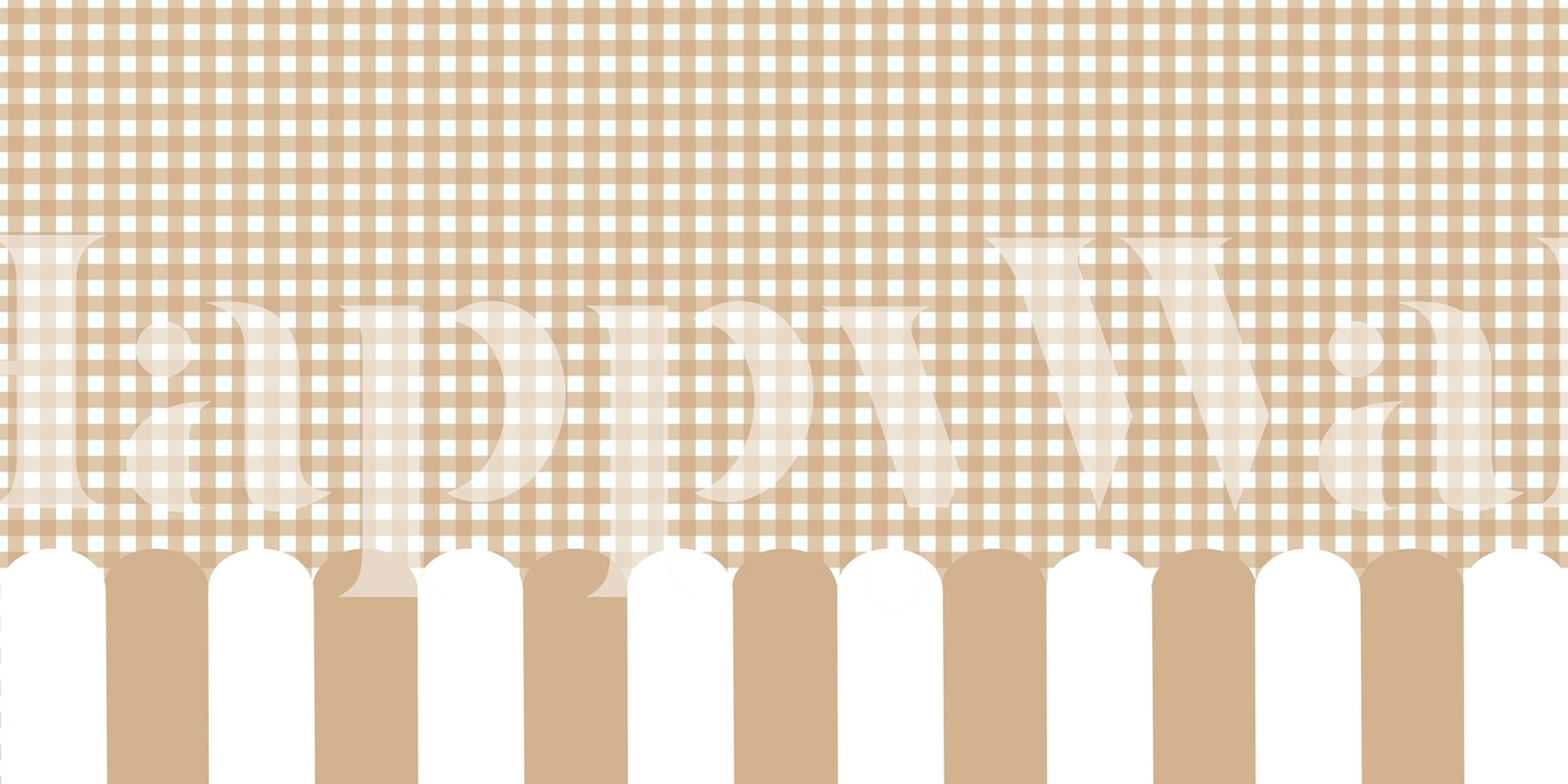 Kindergarten scallop style fence in a room