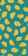 Pop Art Bananas - Tropical Fruit - Teal