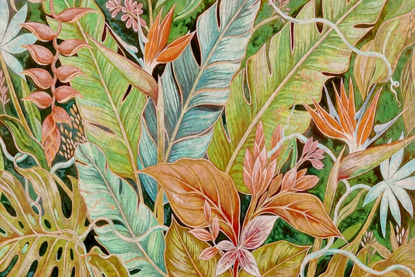 Lush Jungle Leaves