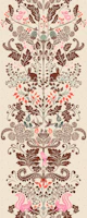 Garden Tales damask XXL panel wallpaper