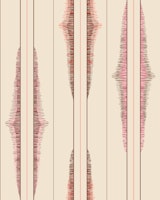 Boho ikat stripes wallpaper