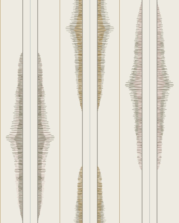 Boho ikat stripes earthy tones