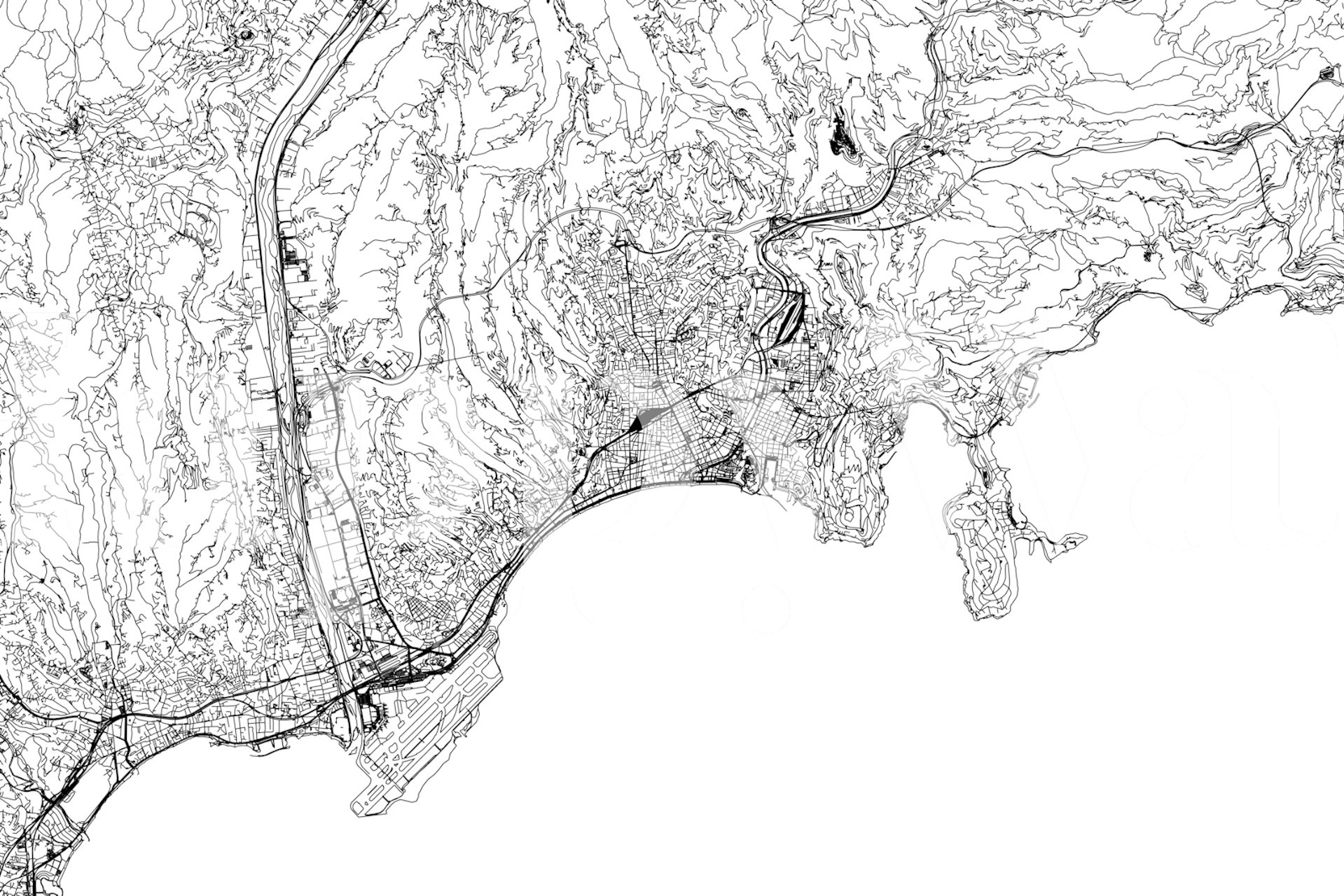 Nice Map tapeta w stylowym pokoju