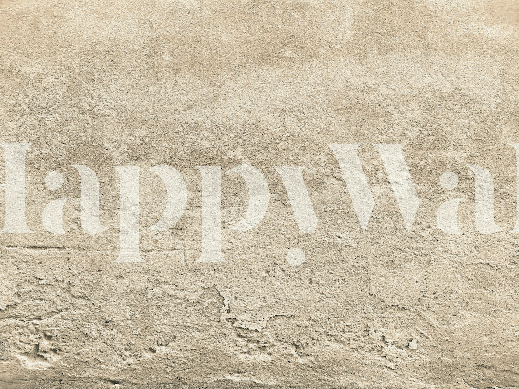 Rustic plaster wallpaper dans un aménagement intérieur