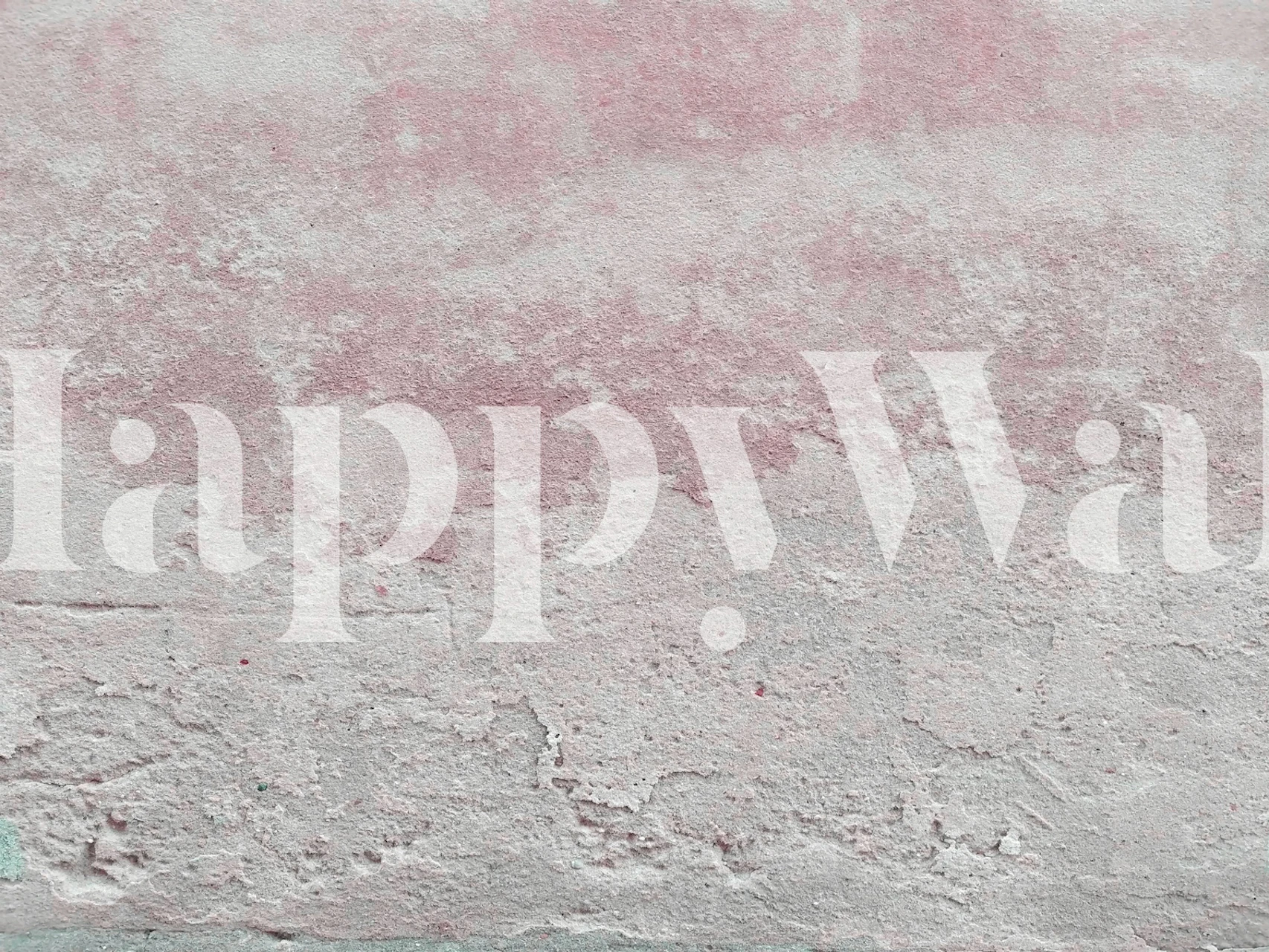 Rustic plaster wallpaper in a room setting