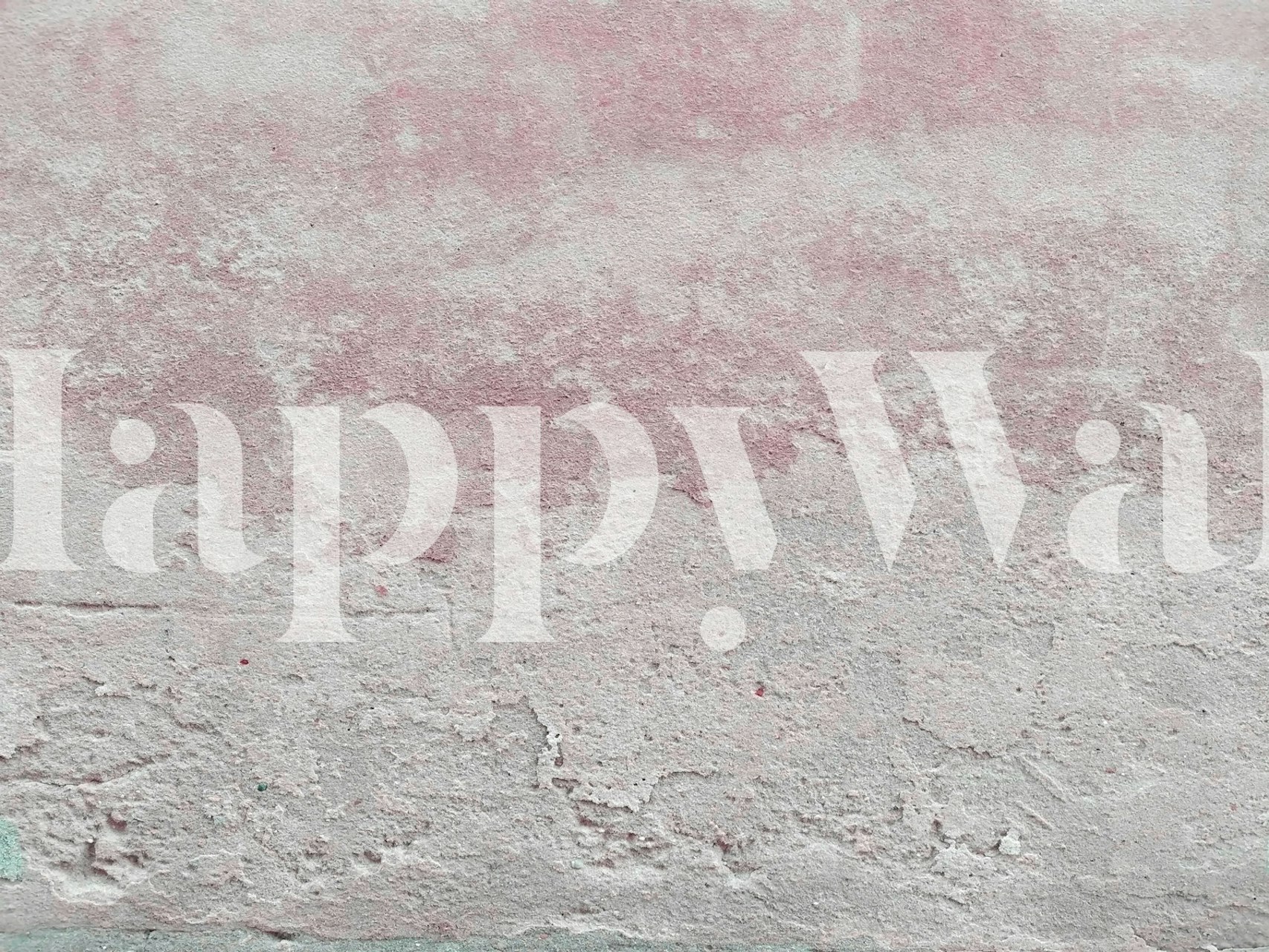 Rustic plaster wallpaper in a room setting