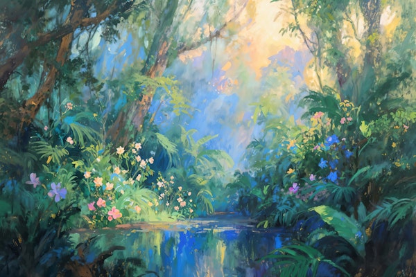 Enchanted Forest Oasis