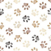 Animal paw tracks delight wallpaper