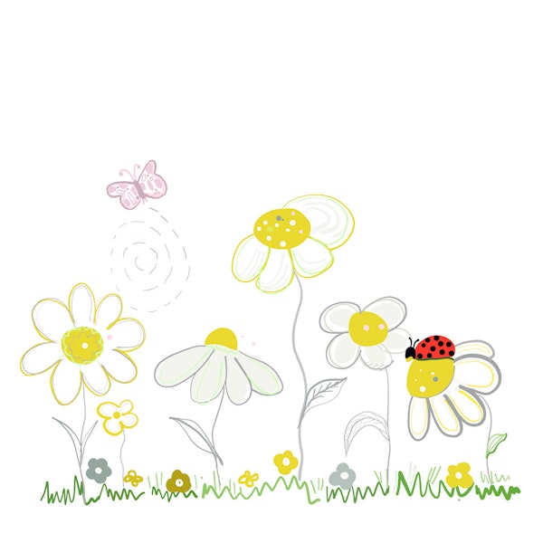 Daisy and Ladybug Charm