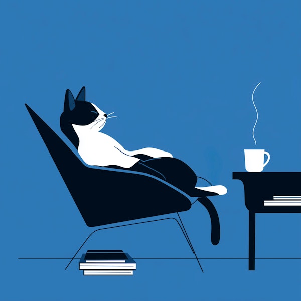 Relaxed Feline Vibes