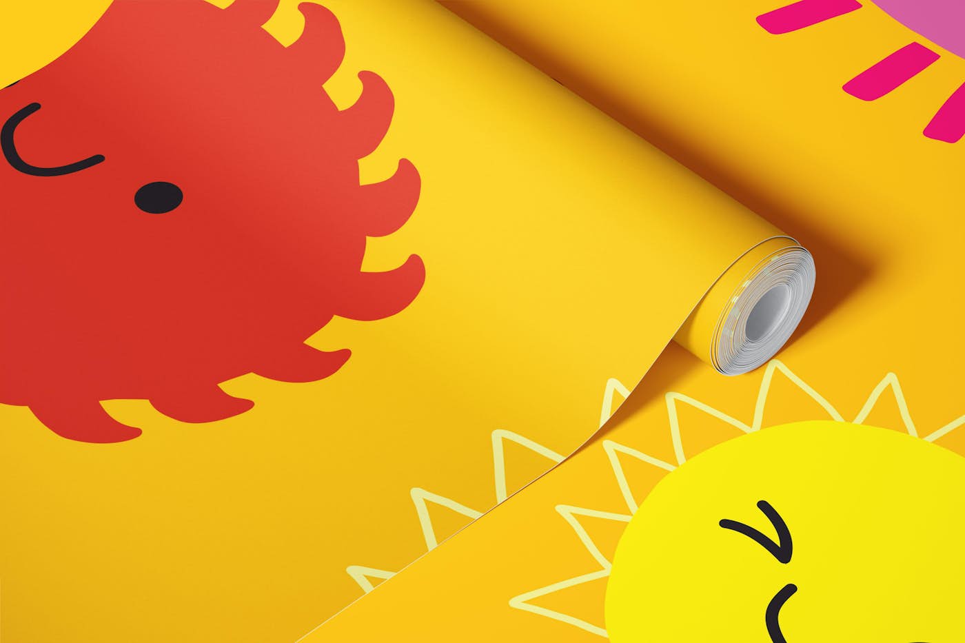 Sunshines wallpaper roll