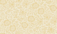 Mallow in Cottage Yellow - Arts and Crafts carta da parati
