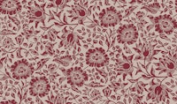 Mallow in Hibiscus - Arts and Crafts wallpaper