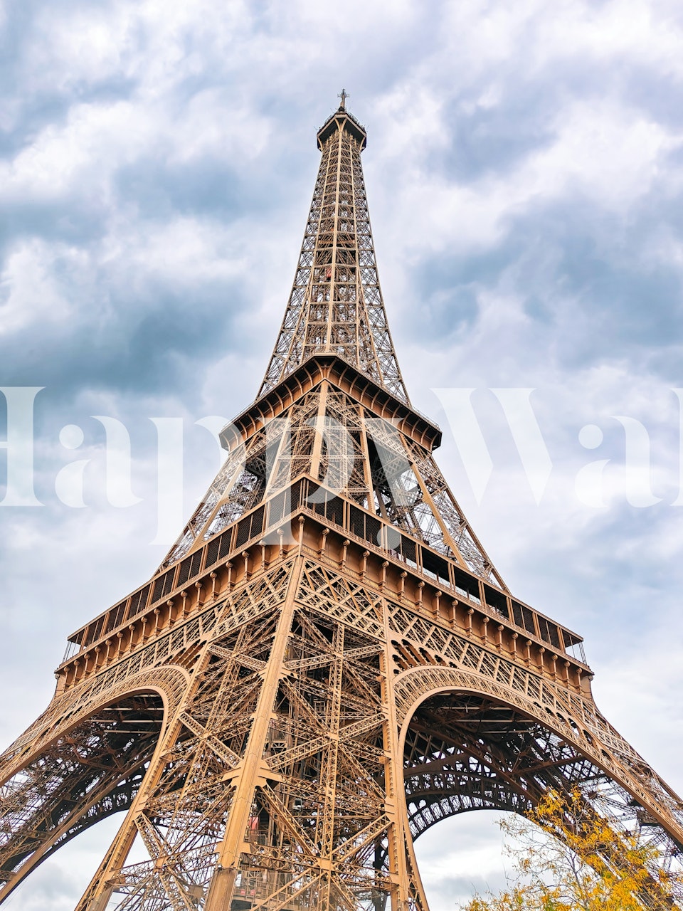 Eiffel Tower Tapete in einem Raum