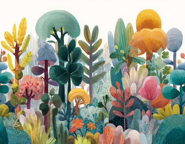 Vibrant Forest Dream