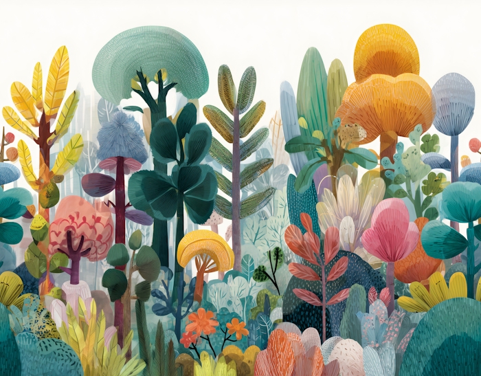 Vibrant Forest Dream