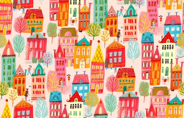 My colorful village