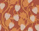 Gold Strawberry Vines Terracotta Leaves Ogee